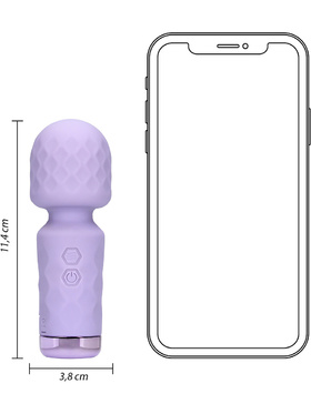 Loveline: Mini Wand Vibrator, lila