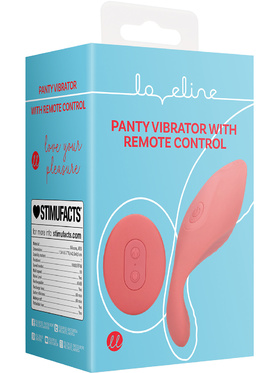 Loveline: Panty Vibrator with Remote Control, röd