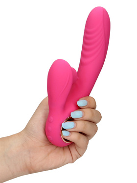 Loveline: Tongue Flickering and Heating Rabbit Vibrator