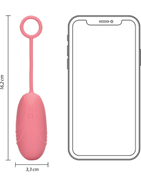 Loveline: Ultra Soft Silicone Egg Vibrator with Remote Control