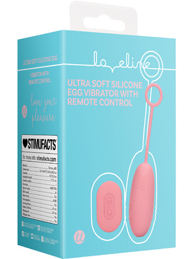 Loveline: Ultra Soft Silicone Egg Vibrator with Remote Control