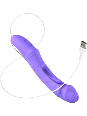 Good Vibes Only: Flax, Vibrating Dildo with G-spot Stimulator