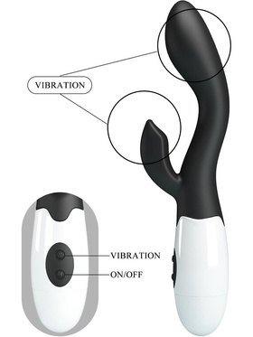 Pretty Love: Brighty, Rabbit Vibrator, svart