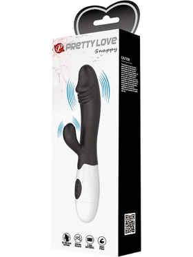 Pretty Love: Snappy, Rabbit Vibrator, svart