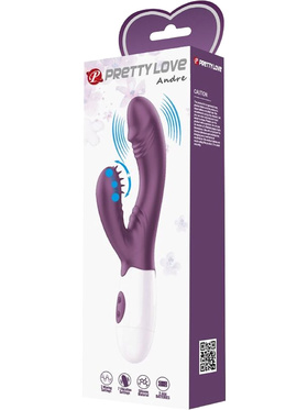 Pretty Love: Andre, Butterfly Kiss Rabbit Vibrator, lila