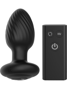 Nexus: Tornado Rotating & Vibrating Butt Plug, large