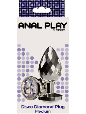 Anal Play by Toy Joy: Disco Diamond Plug, medium