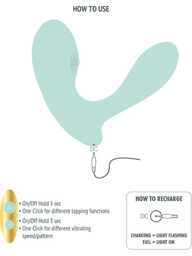 Xocoon: DuoVibe II, Tapping and G-Spot Vibrator