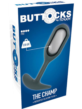 Toy Joy: Buttocks The Champ, Weighted Silicone Plug, 230 g