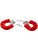 Toyz4Lovers: BestSeller Furry Handcuffs, röd