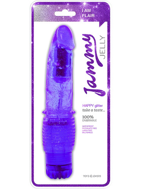 Toyz4Lovers: Jammy Jelly, Happy Glitter Vibrator, lila