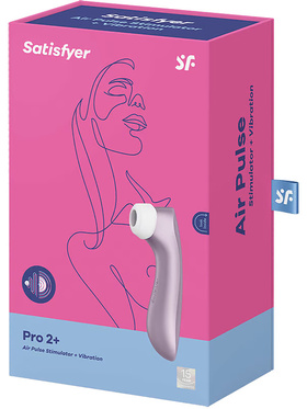 Satisfyer: Satisfyer Pro 2+, Air Pulse Stimulator + Vibration, lila