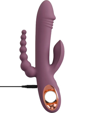 You2Toys: Plum, Slim Triple Rabbit Vibrator