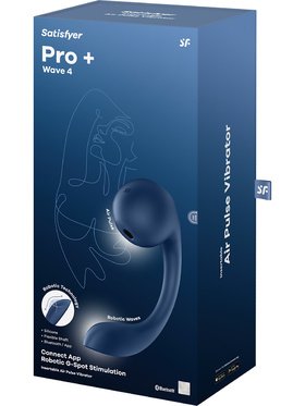 Satisfyer Connect: Pro+ Wave 4, Insertable Air Pulse Vibrator