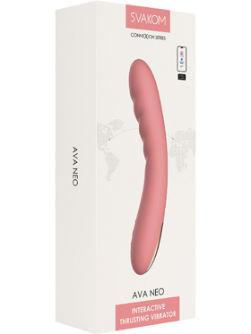 Svakom Connexion: Ava Neo, Interactive Thrusting Vibrator, rosa