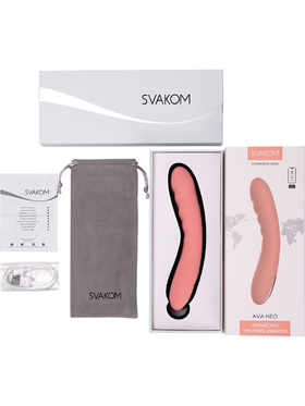 Svakom Connexion: Ava Neo, Interactive Thrusting Vibrator, rosa