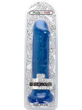 Toyz4Lovers: Made in Italy, Hercules XXL Dildo, 34 cm, blå