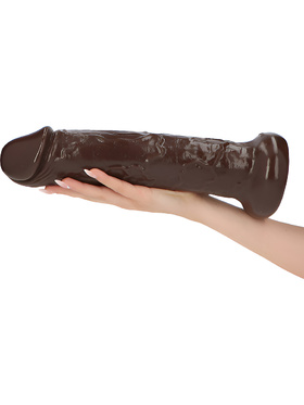 Toyz4Lovers: Made in Italy, Hercules XXL Dildo, 34 cm, brun