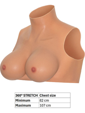 Hidden Desire: Alter Ego, Wearable G-Cup Breasts Top with High Neck