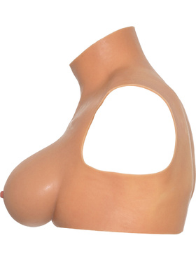 Hidden Desire: Alter Ego, Wearable E-Cup Breasts Top with High Neck