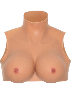 Hidden Desire: Alter Ego, Wearable E-Cup Breasts Top with High Neck