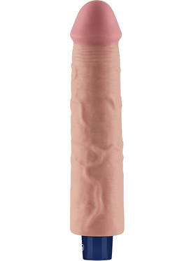 LoveToy: Real Softee, Silicone Vibrating Dildo, 24 cm