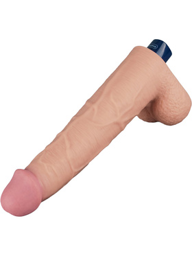 LoveToy: Real Softee, Silicone Vibrating Dildo, 27 cm