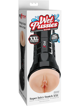 Pipedream Wet Pussies: Super Juice Snatch XXL, Self-Lube Stroker