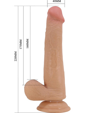 Pretty Love: Tallen, Sliding Skin Dildo, 22 cm