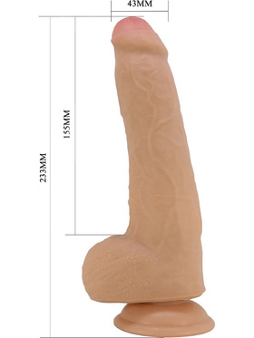 Pretty Love: Draco, Sliding Skin Dildo, 23 cm