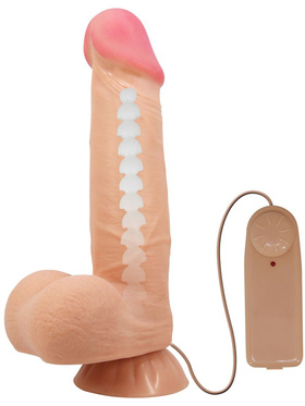 Pretty Love: Sliding Skin Dildo Vibrator, 22 cm