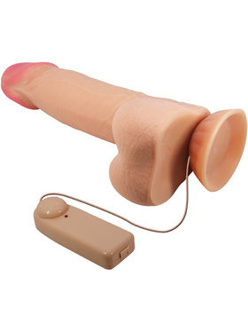 Pretty Love: Sliding Skin Dildo Vibrator, 22 cm