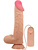 Pretty Love: Sliding Skin Dildo Vibrator, 24 cm