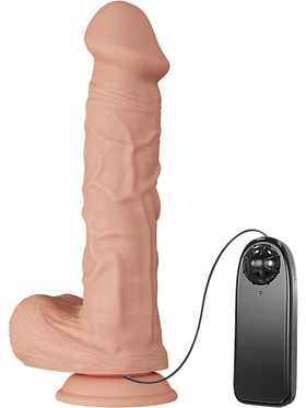 Beautiful Bergrisi: Glide & Slide-Skin Dildo Vibrator, 26 cm