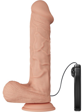 Beautiful Bergrisi: Glide & Slide-Skin Dildo Vibrator, 26 cm