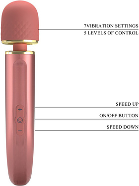 Pretty Love: Interesting Massager, roséguld