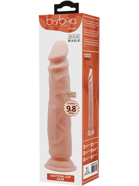 Barbara Alcmene: Realistisk Dildo med Sugpropp, 25 cm