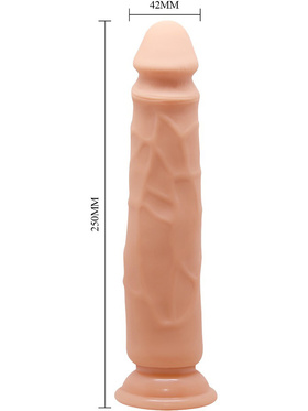 Barbara Alcmene: Realistisk Dildo med Sugpropp, 25 cm