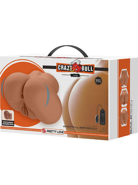 Crazy Bull: Luna, Realistic Masturbator with Vibrator, mörk