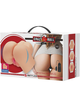 Crazy Bull: Hailey, Realistic Masturbator with Vibrator, ljus