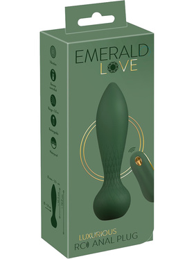 Emerald Love: Luxurious RC Anal Plug