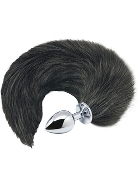 Alive: Black & White Fox Tail, S