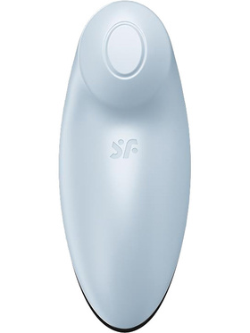 Satisfyer: Tap & Climax 2 Lay-On Vibrator, blå