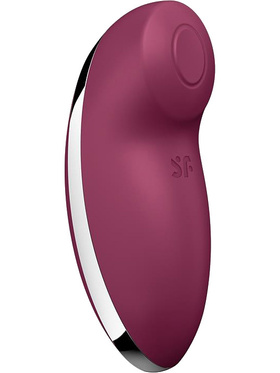 Satisfyer: Tap & Climax 2 Lay-On Vibrator, röd