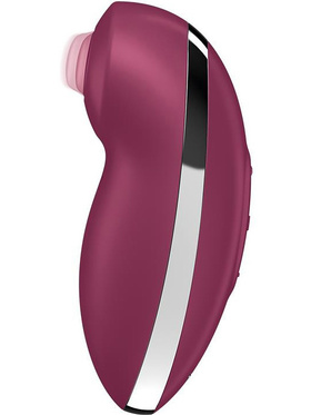 Satisfyer: Tap & Climax 2 Lay-On Vibrator, röd