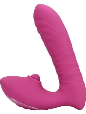 Loveline: Thrusting and Tapping Vibrator