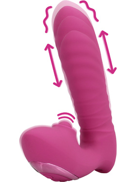 Loveline: Thrusting and Tapping Vibrator