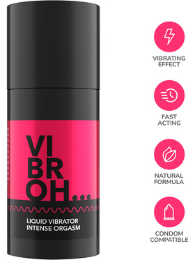 IntimateLine: Vibroh Liquid Vibrator, Stimulating Gel, 15 ml