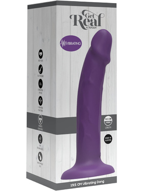 Toy Joy: Get Real Vibrating Harness Dong, 19.5 cm, lila