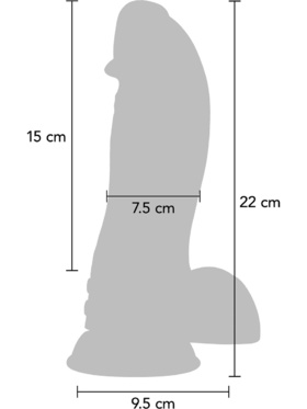 Hidden Desire: Extreme Vibrating Dinosaur Monster Dildo, 22 cm